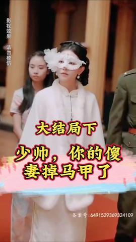 少帥，你的傻妻掉馬甲了(全集)